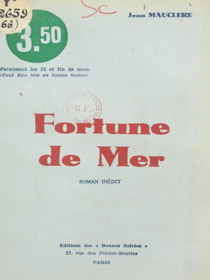 cover image of Fortune de mer